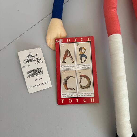 NWT Vintage Colonial Williamsburg Hotch Potch Plush Alphabet Dolls - Picture 4 of 6